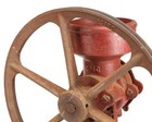 Vintage C s  Bell Company Grist No 2 Cast Iron Grain Mill