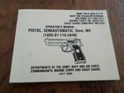 U s Army Beretta Taurus Book 92f Tm Pistol Operators Maintenance Instruction