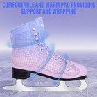 Wellwon Women Purple Pink Figure Ice Skates Size 9 Training Support Ss Blade New