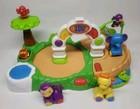 Fisher-price Amazing Animals Spinnin  Around Musical Zoo Playset W  3 Cars 