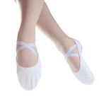 Danzcue Adult Split Sole Canvas Ballet Slipper