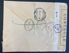 1944 Jerusalem Palestine Meter Cancel Censored Cover To Beirut Lebanon