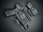 Davis Tactical Iwb Light Bearing Kydex Holster For Glock 19 19x 23 32 45 Tlr-1