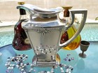 Old Sterling Silver Pitcher Trianon International Perfect Large Heavy