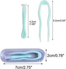 5pcs Contact Lens Tool Case Set Tweezer Remover Inserter Applicator  White
