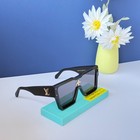 Louis Vuitton Z1578e Cyclone Sunglasses Black Frame Swarovski Crystal Logo