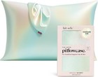 2x Kitsch Satin Pillowcase Aura Standard Size Invisible Zip Closure 26x19in