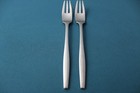 2 Salad Forks Dansk Variation V Satin Ihq Stainless Finland 6 5 8 