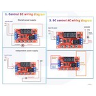 2x Dc 12v Adjustable Time Delay Relay Module Led Digital Timming Relay Timer 10a