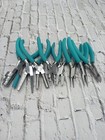 8pcs-jewelry Pliers Set With Stand  Needle Nose  Snap Ring  Earring Making Kit