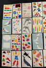 Vintage  Rare Mrs  Grossman s Lot Of 32  Sticker Strips 2  X 3   Various Themes