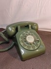     1984 Avocado Green Western Electric Bell Rotary 500 Telephone Desk Vtg Phone