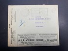 1937 Belgium Brussels Postal Card Hermes Baby Typewriter Taxi Multi Advert 9-12