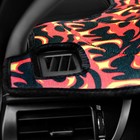 Coverking Cdca25su024bj Designer Velour Fire Design Custom Dash Cover