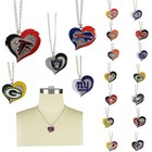 New Nfl 32 Teams Fashion Jewelry Swirl Heart Charm Pendant Necklace