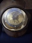 W  Ludolph Brass Binnacle     Liquid Compass W  Oil Lamp Bremerhaven Germany