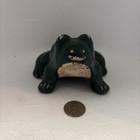 Vintage Large Cast Iron Painted Frog Door Stop Unmarked Painted 5 Lbs 6 x 4 5 x3