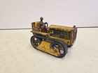 Antique Original 7 5  Arcade Toys Cast Iron Caterpillar Crawler Bulldozer