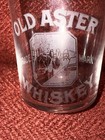 Antique Pre Pro Old Aster Advertising Saloon Whiskey Shot Glass 