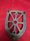 Antique Smoothing Sad Cast Iron Trivet Early 1900   s-rustic  Farmhouse Decor