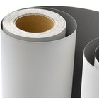 36 In X 150 Ft   Roll Curl-free Block-out Fabric - Gray Back  Pvc Free