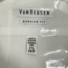 Van Heusen Premium Quality New Unopened Dress Shirt White Poplin 17 1 2 34 35