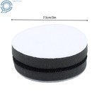 3   75mm  Soft Foam Interface Sponge Pad 10 Pack - Hook   Loop Backing Pad