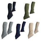 Ice Figure Skating Leg Warmers High Footless For Women Over The Boot Workout