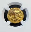Alexander Iii Av Gold Stater Price 3998 Ngc Au Fine Style 5 5 4 5 Very Rare