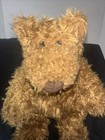 Vintage Gund Schlepp Teddy Bear Plush Chocolate Brown Shaggy Curly 10      2417
