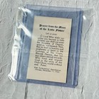 1933 St  Th  r  se Of The Child Jesus Holy Face Prayer Card Bookmark Vintage Rare