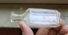 Gettysburg pa The Peoples Drug Store Early 1900 Hand Blown Pharmacy Bottle