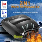 Electric Car Heater Truck Portable Auto Heating Cooling Fan Defroster Demister