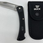 Vintage Buck 110 Folding Hunter Knife Includes Sheath Mint Condition Nice