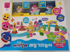 Pinkfong Baby Shark Rail Train Play Toy 3 Baby Shark Figures Baby Kids