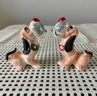Artmark Japan Bow Tie Hound Dog Salt   Pepper Shaker   s Set