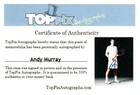 Andy Murray Signed 8x10 Photo     Us Tennis Open 2012     Uacc aftal - Spring Sale
