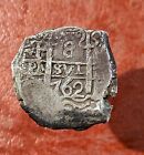 1762-vy Potosi Pillar   Waves 8 Reales Treasure Cob   2 Bold Dates   Bold Cross