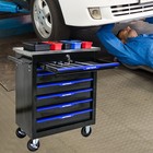 4 5 6 7 Drawers Rolling Tool Box Cart Tool Chest Tool Storage Cabinet W  Wheels