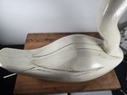 Carved Wood Swan Decoy 