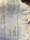 Kosher Tallit Talit Prayer Shawl 55 x73  White  silver Adult Size 60 From Israel