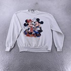 Vintage Walt Disney Mickey Mouse Sweatshirt Mens Small medium Crewneck Minnie