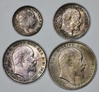 1905 Great Britain Edward Vii Maundy Set 4 Coins With Original Box