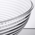 Cambro  rsb18cw135  20 Qt Round Ribbed Bowl - Camwear    Clear
