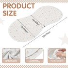 3 Pcs Baby Changing Pad Liners Elegant Style Brown Waterproof Mat Cover