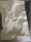 Vintage Gare 1420 Santa With Deer Christmas Ceramic Slip Cast Mold