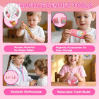 Kids Dentist Play Set  48 Pcs Doctor Kit For Toddlers 3-5  Pretend Playset For T