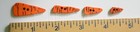Carrot Noses   2-hole Sew Thru Button    Jesse James Dress It Up   Snowman Nose