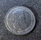 Fitzgeralds Downtown Casino  1 00 1996 Slot Gaming Token   Coin Las Vegas  Nv