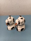 Vintage Sitting Cow Salt And Pepper Shakers  ll 